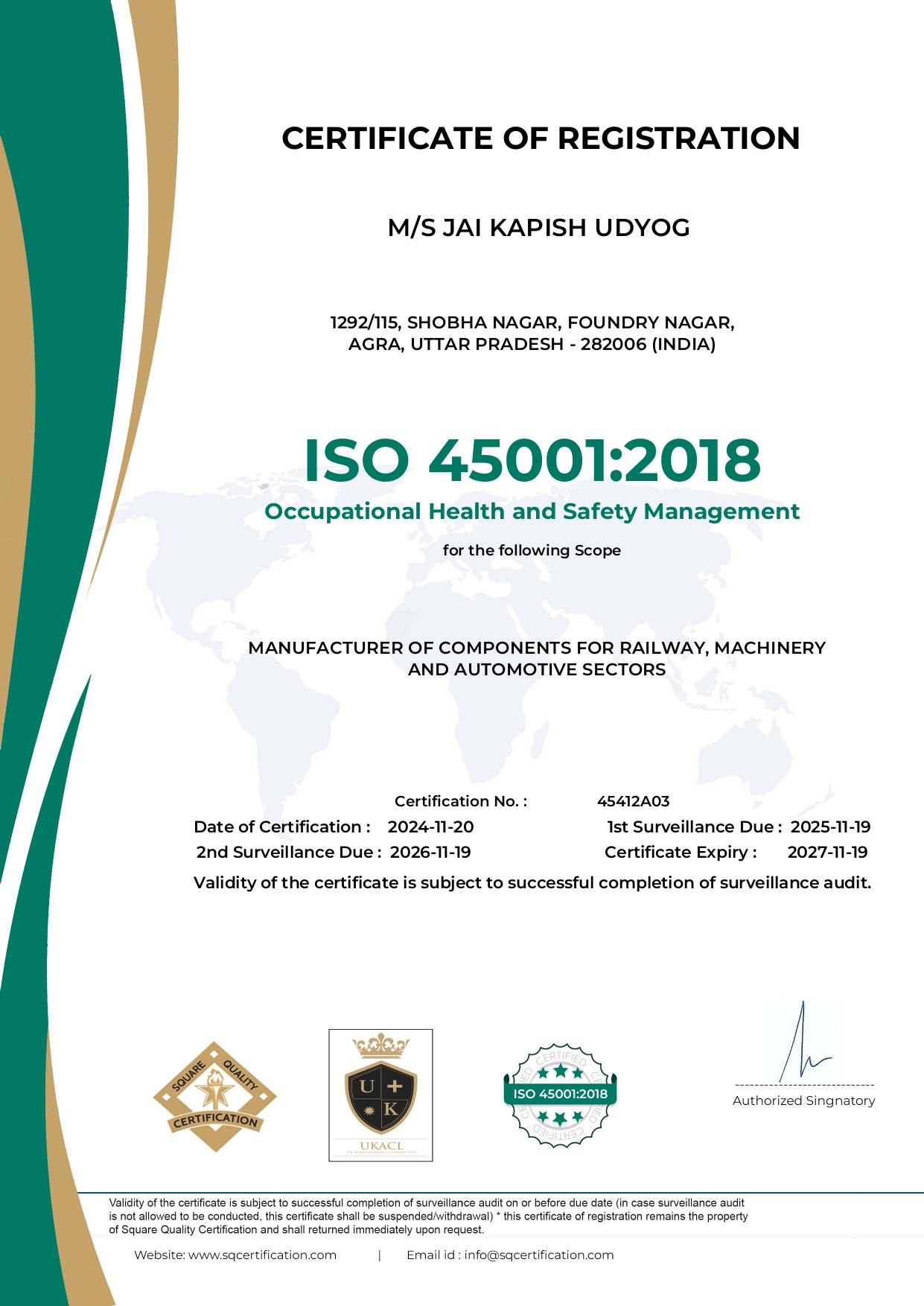 ISO 45001:2018