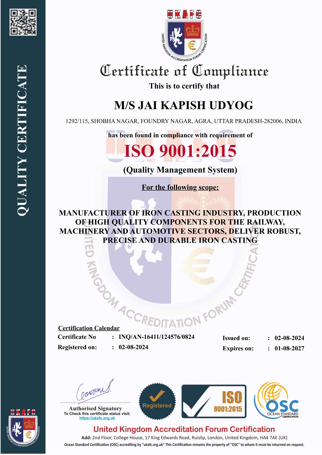 ISO 9001:2015